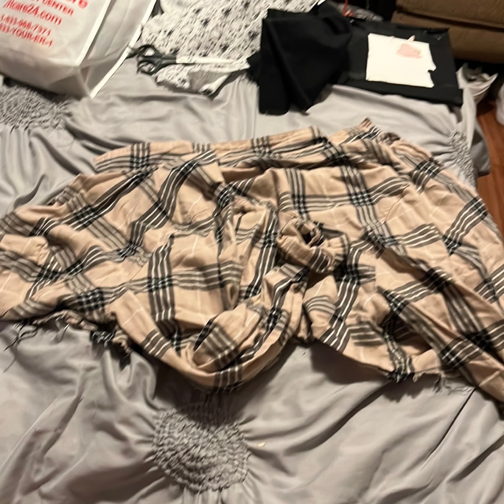 Cropped flannel